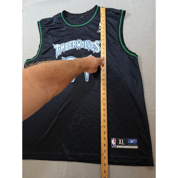 Vintage Minnesota Timberwolves Kevin Garnett #21 Reebok Basketball Jersey XL - Picture 6 of 7